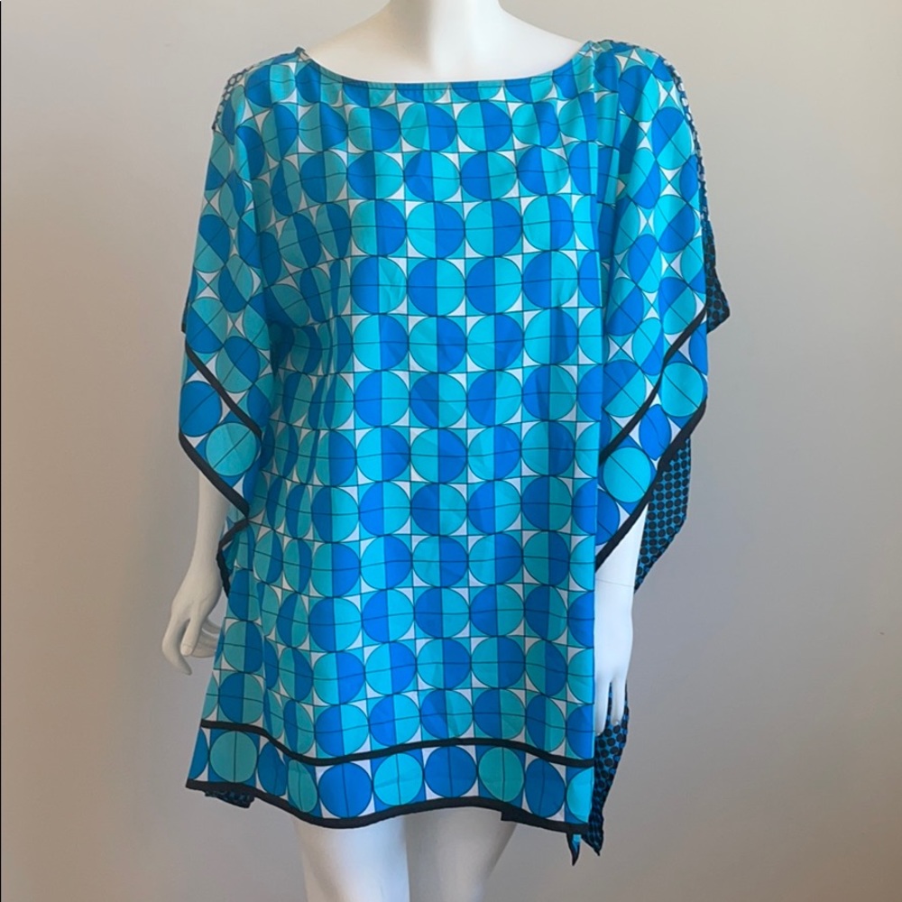 Michael Kohrs Patterned Blouse / Coverup